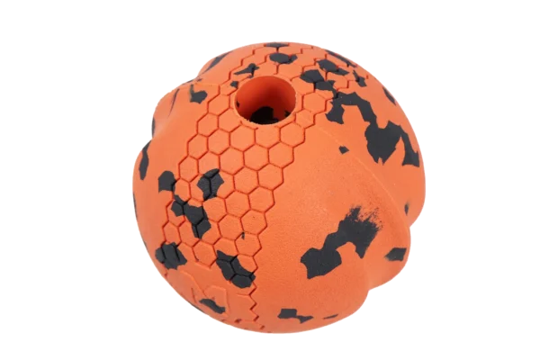 Dog ball, unisex, Orange/black, 60X60 mm