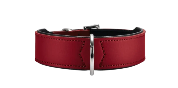Hunter halsbånd basic skin rød1