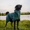 drying coat dark teal 2668 2678 61 lifestyle
